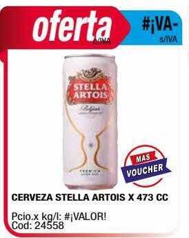Maxiconsumo Cerveza stella artois oferta