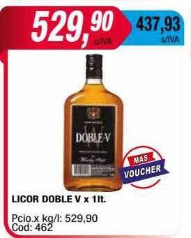 Maxiconsumo Licor doble v oferta
