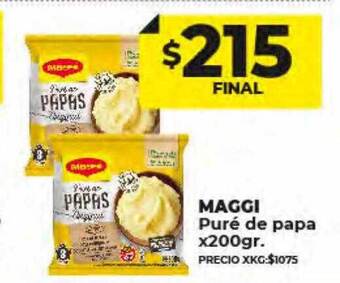 Supermayorista Vital Maggi puré de papa oferta