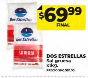 Supermayorista Vital Dos estrellas sal gruesa oferta