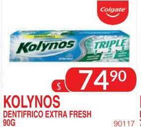 Masivos Kolynos Dentifrico Extra Fresh 90g oferta