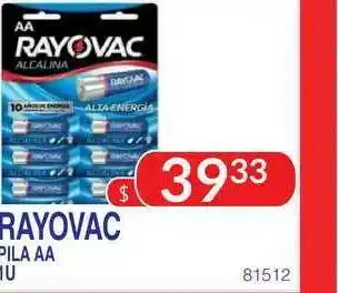 Masivos Rayovac Pila AA 4U oferta
