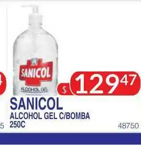 Sanicol Alcohol Gel C-Bomba 250c