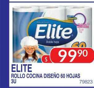 Masivos Elite Rollo Cocina Diseño 60 Hojas 3U oferta