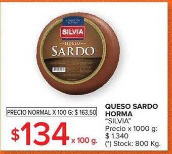 Carrefour Market Queso sardo horma silvia oferta