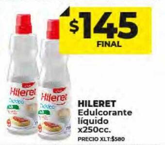 Supermayorista Vital Hileret edulcorante liquido oferta