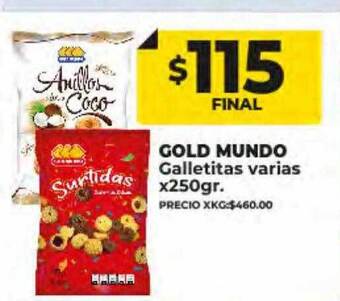 Supermayorista Vital Gold mundo galletitas varias oferta