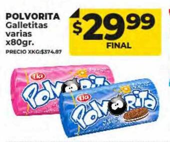 Supermayorista Vital Polvorita galletitas varias oferta