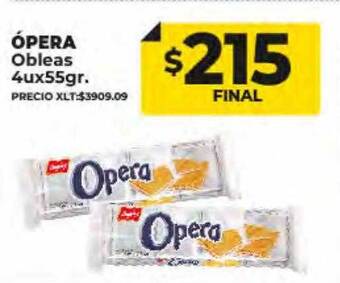 Supermayorista Vital Ópera obleas oferta