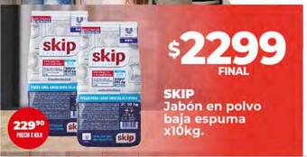 Supermayorista Vital Skip jabón en polvo baja espuma oferta
