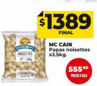 Supermayorista Vital Mc cain papas noisettes oferta