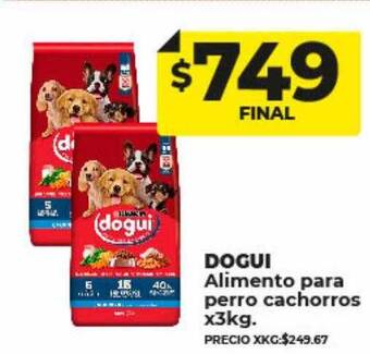 Supermayorista Vital Dogui alimento para perro cachorros oferta