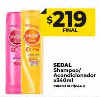 Supermayorista Vital Sedal shampoo acondicionador oferta
