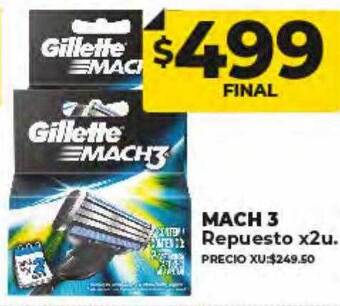Supermayorista Vital Mach 3 repuesto oferta