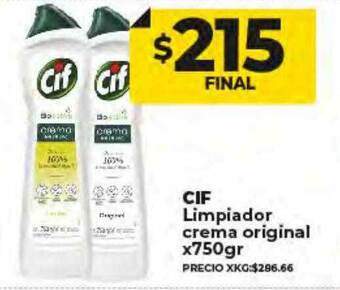 Supermayorista Vital Cif limpiador crema original oferta