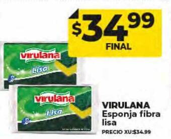 Supermayorista Vital Virulana esponja fibra lisa oferta