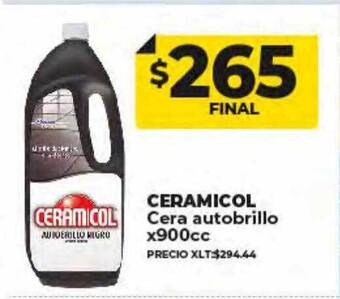 Supermayorista Vital Ceramicol cera autobrillo oferta