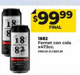 Supermayorista Vital 1882 fernet con cola oferta