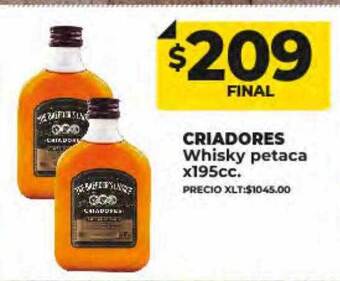 Supermayorista Vital Criadores whisky petaca oferta