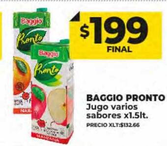 Supermayorista Vital Baggio pronto jugo varios sabores oferta
