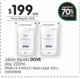 Jumbo Jabón liquido dove oferta