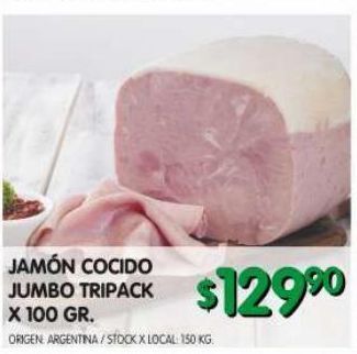 Jumbo Jamón cocido jumbo tripack oferta