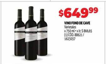 Makro Vino fond de cave oferta
