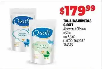Makro Toallitas húmedas qsoft oferta
