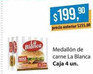 Supermercados Damesco Medallón de carne la blanca oferta