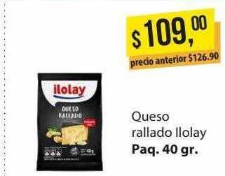 Supermercados Damesco Queso rallado ilolay oferta