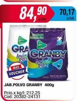 Maxiconsumo Jab polvo granby oferta