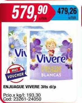 Maxiconsumo Enjuague vivere oferta