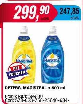 Maxiconsumo Deterg magistral oferta