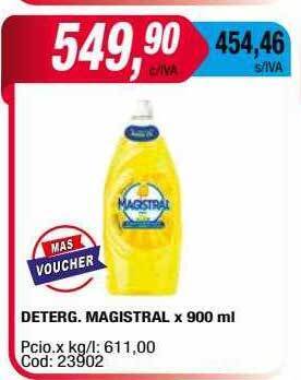 Maxiconsumo Deterg magistral oferta