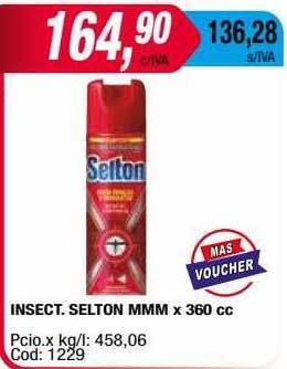 Maxiconsumo Insect selton mmm oferta