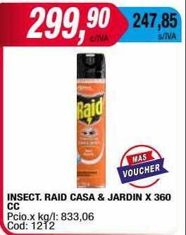 Maxiconsumo Insect raid casa & jardin oferta