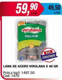 Maxiconsumo Lana de acero virulana oferta