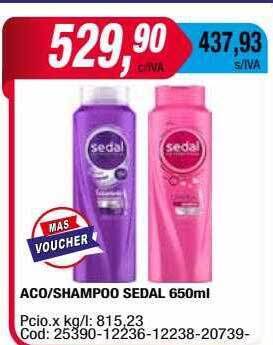 Maxiconsumo Aco shampoo sedal oferta