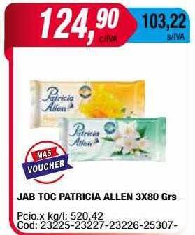 Maxiconsumo Jab toc patricia allen oferta