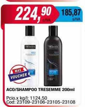 Maxiconsumo Aco shampoo tresemme oferta
