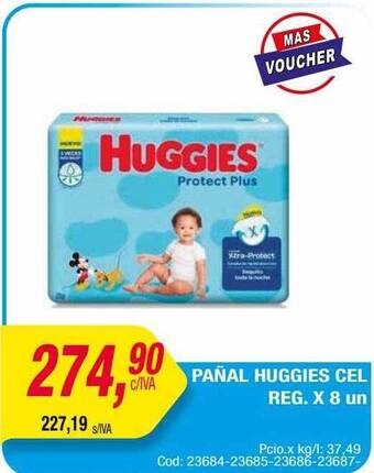 Maxiconsumo Pañal huggies cel reg oferta