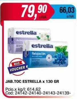 Maxiconsumo Jab toc estrella oferta