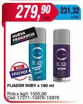 Maxiconsumo Fijador roby oferta