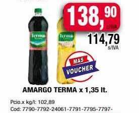 Maxiconsumo Amargo terma oferta