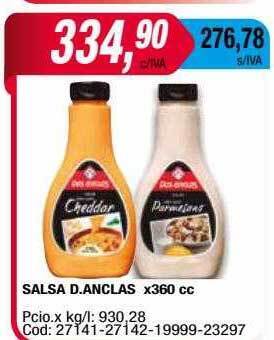 Maxiconsumo Salsa d anclas oferta