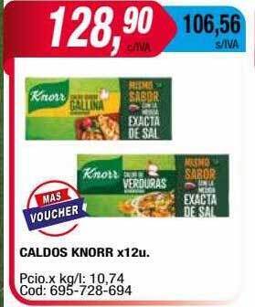 Maxiconsumo Caldos knorr oferta