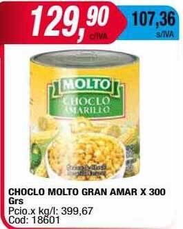 Maxiconsumo Choclo molto gran amar oferta