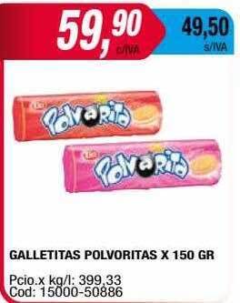 Maxiconsumo Galletitas polvoritas oferta