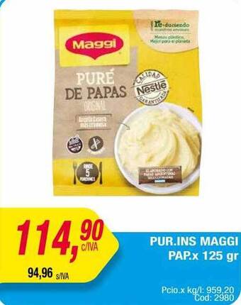 Maxiconsumo Pur ins maggi pap oferta