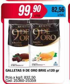 Maxiconsumo Galletas 9 de oro brig oferta
